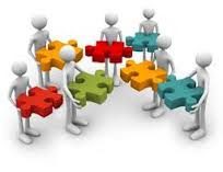 Imagen de un grupo cada quien por su lado sin objetivos