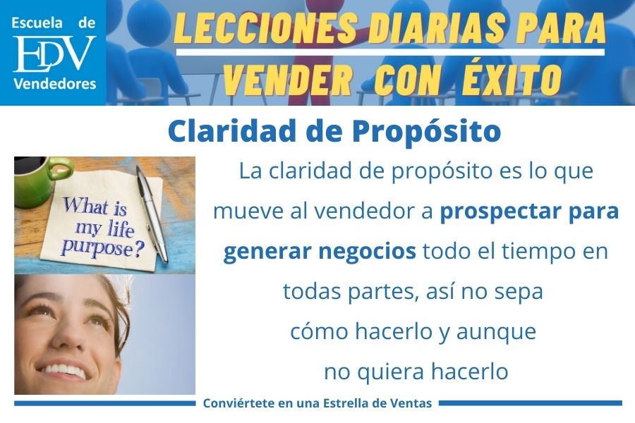 En este momento estás viendo Cómo influye la claridad de propósito en la productividad de generación de negocios