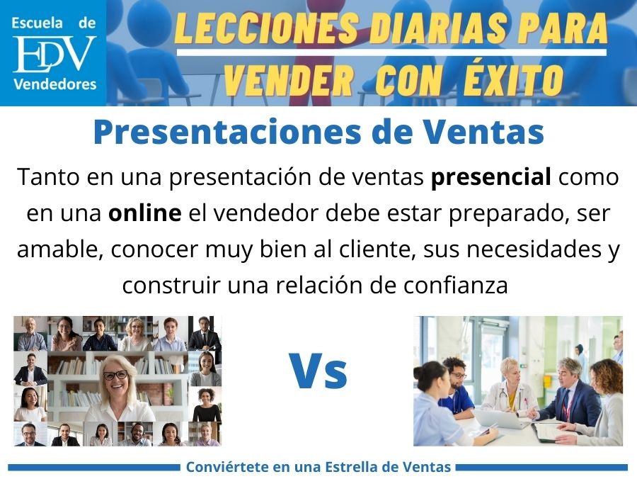 En este momento estás viendo ¿Cuáles son las diferencias entre una presentación de ventas online y una presencial?