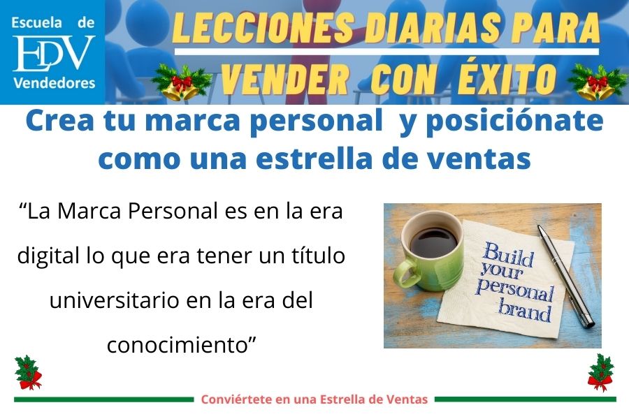 En este momento estás viendo Crea tu marca personal para posicionarte como una estrella de ventas en tu nicho
