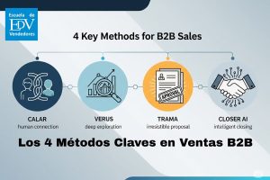 Lee más sobre el artículo Los 4 Métodos Clave en Ventas B2B: